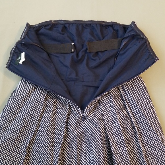 J. Crew Cotton Strapless Polka Dot Dress Size 0 - Picture 2 of 4